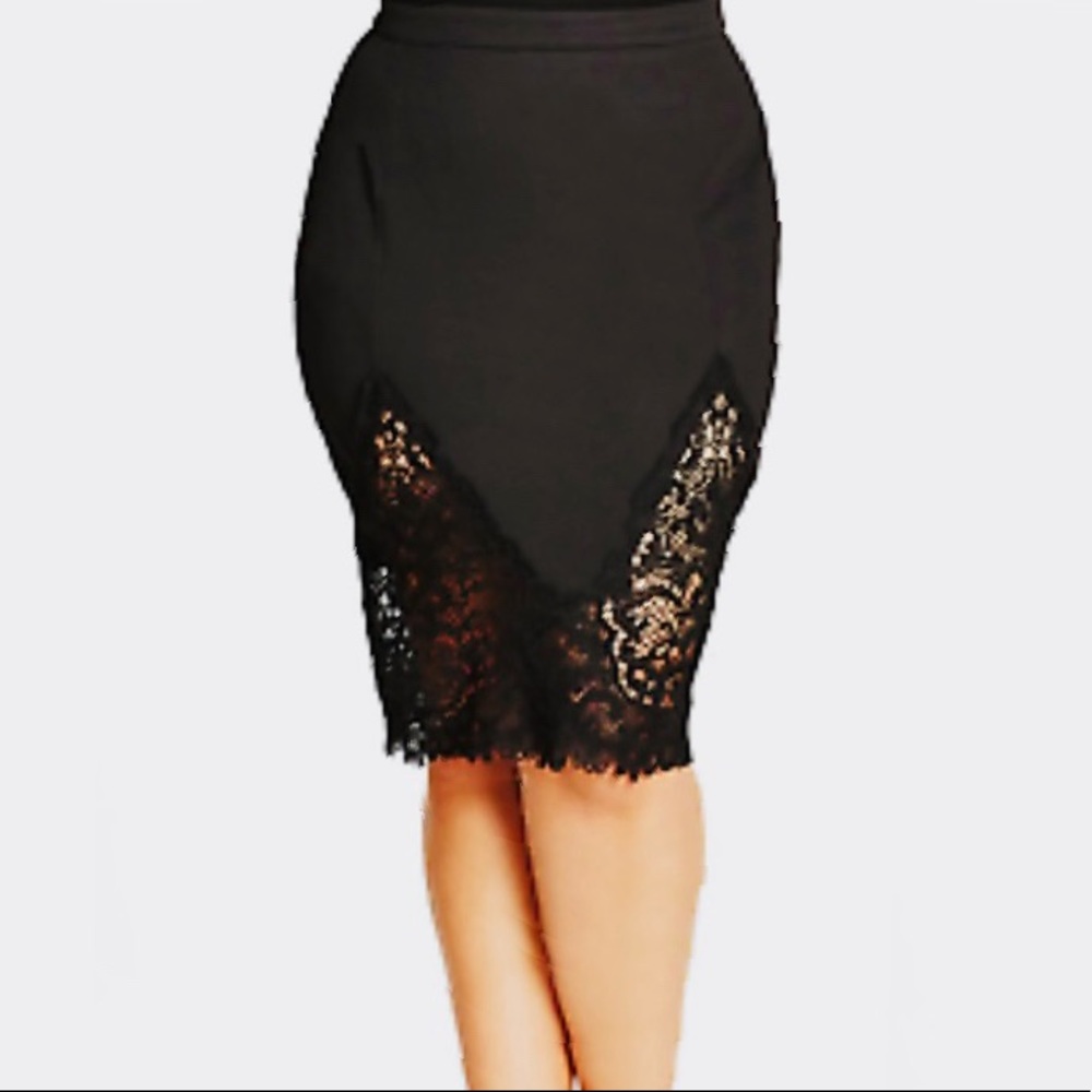 Midi Pencil Skirt
